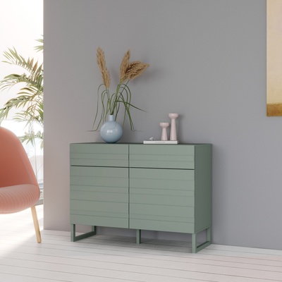 Forte Комод 110 см three, салвия (bqtk222-u59)