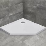 Radaway Петоъгълно душ корито Radaway Doros PT 80x80 см бял акрил (SDRPT8080-01)