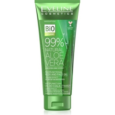 Eveline Cosmetics Aloe Vera hydratačný gel na tvár a telo 250 ml