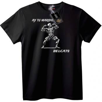 NOONEBRAND Мускулест скелет тениска AY TU MARIDO - 2XL, White