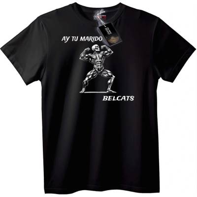 NOONEBRAND Мускулест скелет тениска AY TU MARIDO - 2XL, White