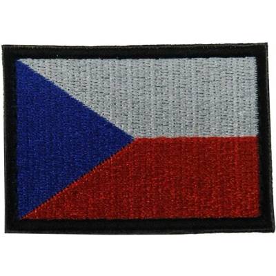 Nášivka Vlajka ČR 50x35 mm Barevná
