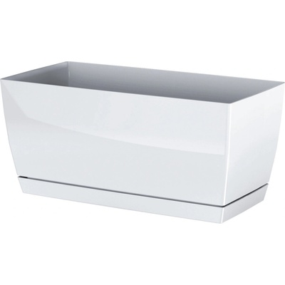 Prosperplast Truhlík COUBI CASE P s miskou biely 29 cm
