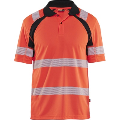 Blåkläder AB 3595 Reflexní polokošile s UV ochranou Cervená/cerná XXXL