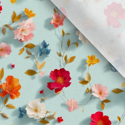 Takoy Úplet Takoy mini kvety real flowers light blue