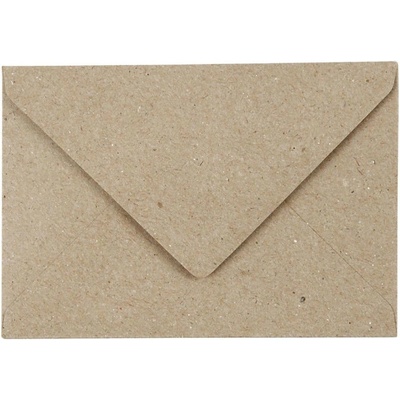 Creativ Company 7,6 × 11,4 cm obálky 50 ks (120 g/m2) kraft