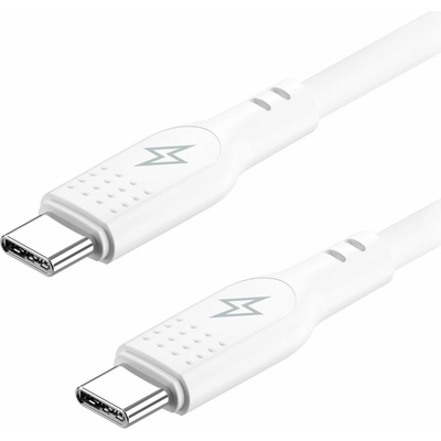 AlzaPower APW-CBSCTC2010W SilkCore USB-C / USB-C 2.0, 5A, 240W, 1m, bílý