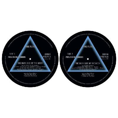 Грамофонна подложка (комплект от 2 бр. ) pink floyd - dark side of the moon - razamataz - sm025