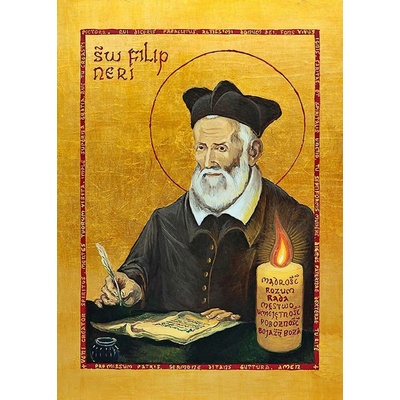 Sv. Filip Neri (ikona 489) Rozměry cm: C - 16x20cm