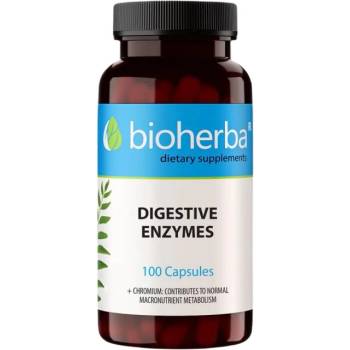 Image 1 of Bioherba Digestive Enzymes [100 капсули]