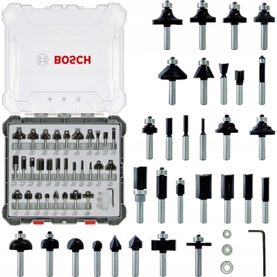 Sada fréz Bosch - 8mm /sada 30ks/
