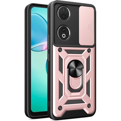 VSETKONAMOBIL 68207 RING CAMERA Kryt s držiakom pre Honor 90 5G ružový