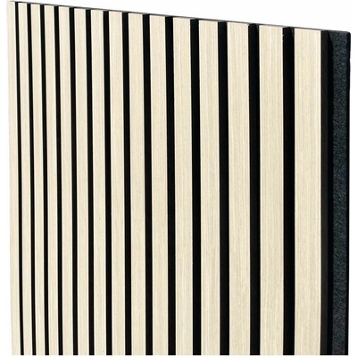 Akustický panel Dub světlý dýha 60x270 cm lamely na filcu DAP60270DDS
