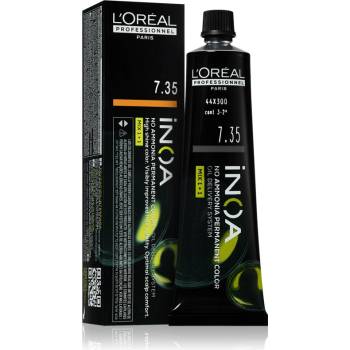 L'Oréal Inoa перманентната боя за коса без амоняк цвят 7.35 60ml