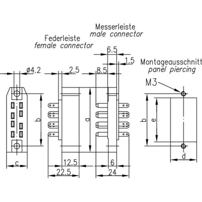 Telegärtner 100023267 nožová lišta Počet kontaktů 30 1 ks Piece