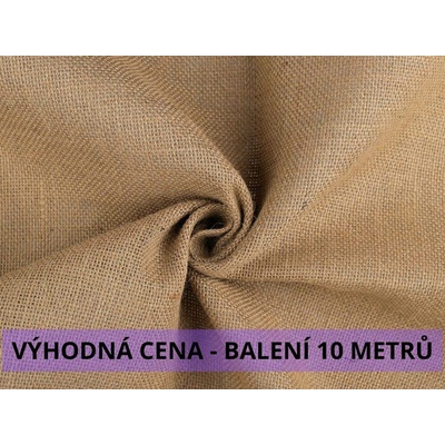 Přírodní juta šíre 160 cm návin 10 metrů VÝHODNÁ CENA - režná přírodní