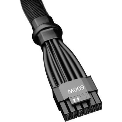 BeQuiet napájací prepojovací kábel 0.6 m čierna BC072