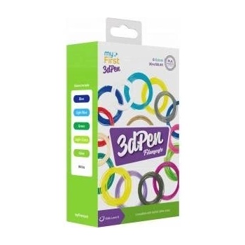 NoboKids Filament Refills 6x 5m Filament for 3D PEN Artis MyFirst PLA 1.75mm / Cool Colors / FP8001AC-CC01
