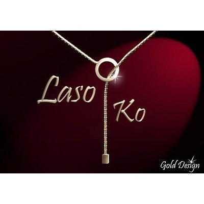 Gold Design Laso Ko řetízek zlacený GD1064