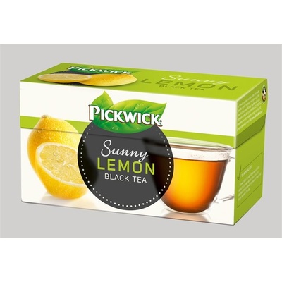 PICKWICK Čierny čaj citrón 20 x 1,5 g