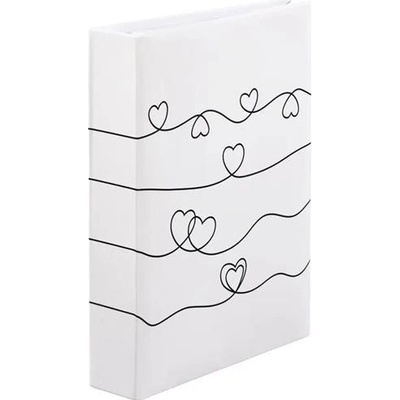 Fotoalbum Hama memo HEART WAVES 10x15/200, popisové štítky, zasouvací