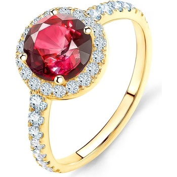 Image 1 of SAVICKI Годежен пръстен This is Love: злато, рубин