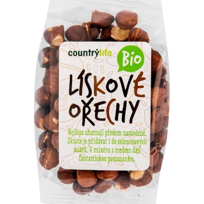 Country Life Lískové ořechy Bio 100 g