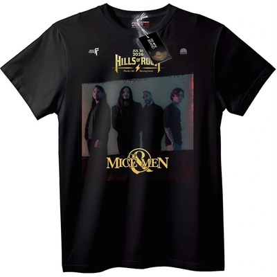 NOONEBRAND Тениска Of Mice & Men Hills of Rock - 7XL, Black