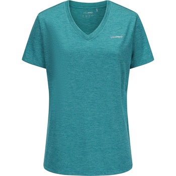 Image 1 of USA Pro Дамска тениска USA Pro Tech V Tee Ladies - Teal