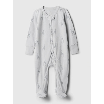 Gap Baby overal z organické bavlny Šedá