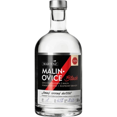 MARTENZ Malinovice Black SILVER 40% 0,5 l (holá láhev)