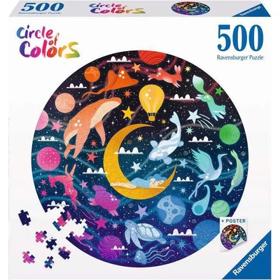 Ravensburger - Puzzle Circle of Colors: Dreams - 500 piese