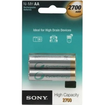 Sony AA High Capacity 2700mAh (2) NH-AA-B2F