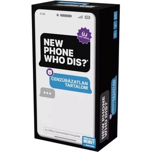 Kensho Какво ми мемиш? New Phone, Who Dis? настолна игра - без цензура - на унгарски език (NPWD63703)