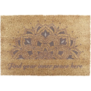 Artsy Mats Изтривалка от кокосови влакна 40x60 cm Find Your Inner Peace - Artsy Doormats (6040-INNERPEACE)