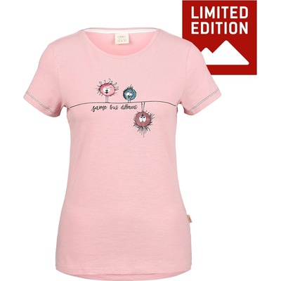 Chillaz Дамска тениска Chillaz Women's Gandia Same But Diffrent Exclusive T-shirt - Dusty Rose - размер 36 (EU) (916-6243-0113)