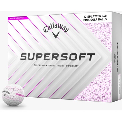 CALLAWAY Supersoft Pink Splatter 360 12 ks – Hledejceny.cz