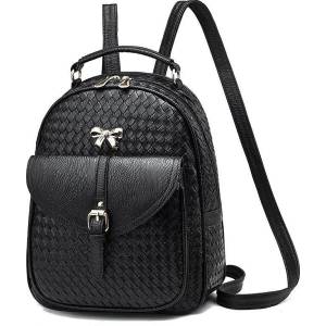 CHARON Дамска Раница Charon Avery, Различни цветове, Черна (KW054-BLACK)