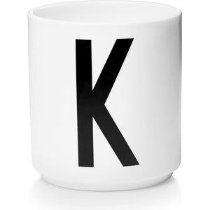 Design Letters Чаша халба aj буква k порцеланова (10201000k)