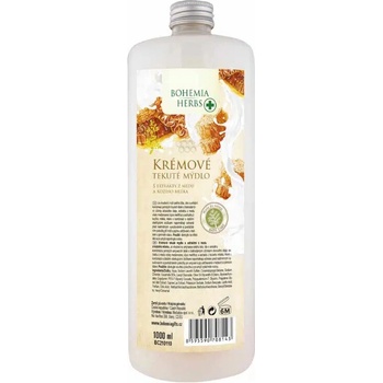 Bohemia Cosmetics Krémové tekuté mýdlo s etraktem medu a kozího mléka 1000 ml