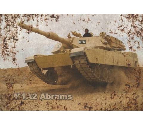 Ceduľa Tank Abrams M1A2