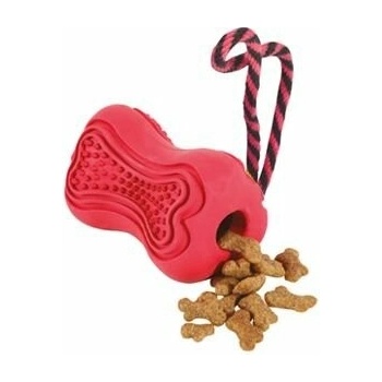 Zolux Titan gumená hračka pre psov so špagátom 8 cm + 27 cm