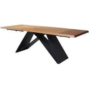 Bogdan Furniture Europe Трапезна маса grigor разтегат. орех/черно