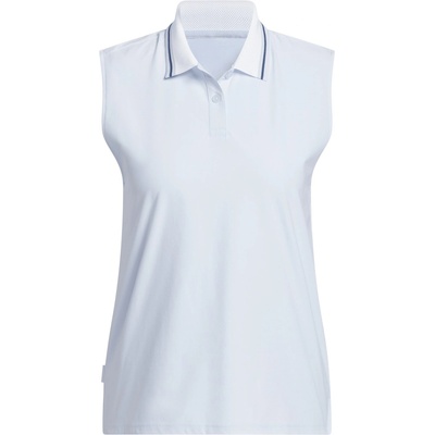 adidas Блуза с яка Adidas Women's Sleeveless Performance Polo Shirt - Crystal Sky