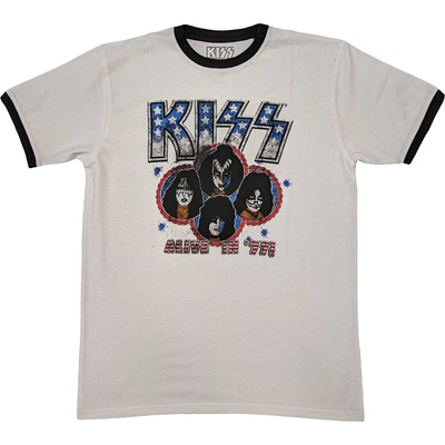 Kiss Alive in '77 Ringer White M Риза (KISSTS38MW02)