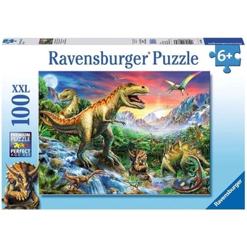 Ravensburger Пъзел Ravensburger от 100 XXL части - Ерата на динозаврите (10665)