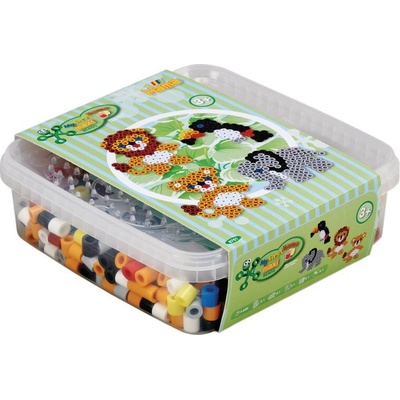 HAMA Korálky v boxu 600 ks Zoo Maxi