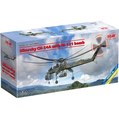 ICM Sikorsky CH-54A Tarhe with M-121 bomb 1:35