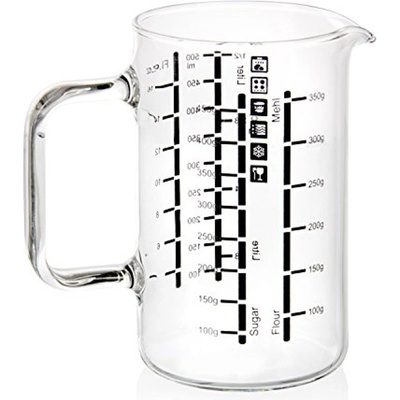 odměrka 0,5l sklo,stupnice SIMAX