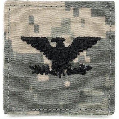 Armáda U.S. Nášivka hodnosti VELCRO COLONEL ARMY ACU DIGITAL